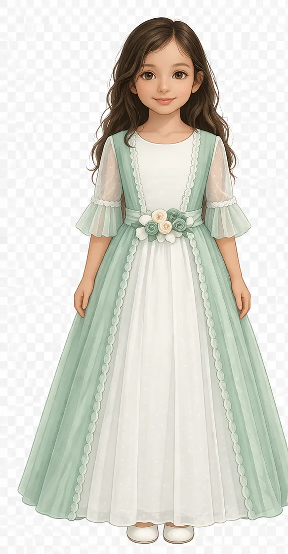 Diseño 3D revisable de figura de comunión personalizada en 3D